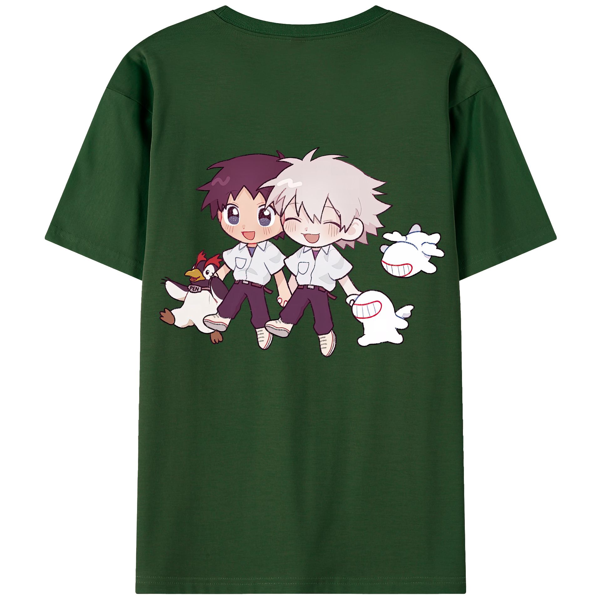 （画像用） EVA 新世紀エヴァンゲリオン 綿100％半袖Tシャツ（背面プリント）